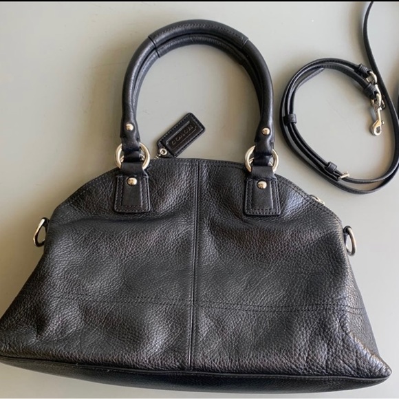 EUC Coach Vintage Leather Turnlock Tote/Crossbody Purse - Picture 8 of 8